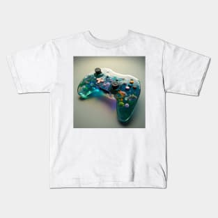 Aqua Gamer Kids T-Shirt